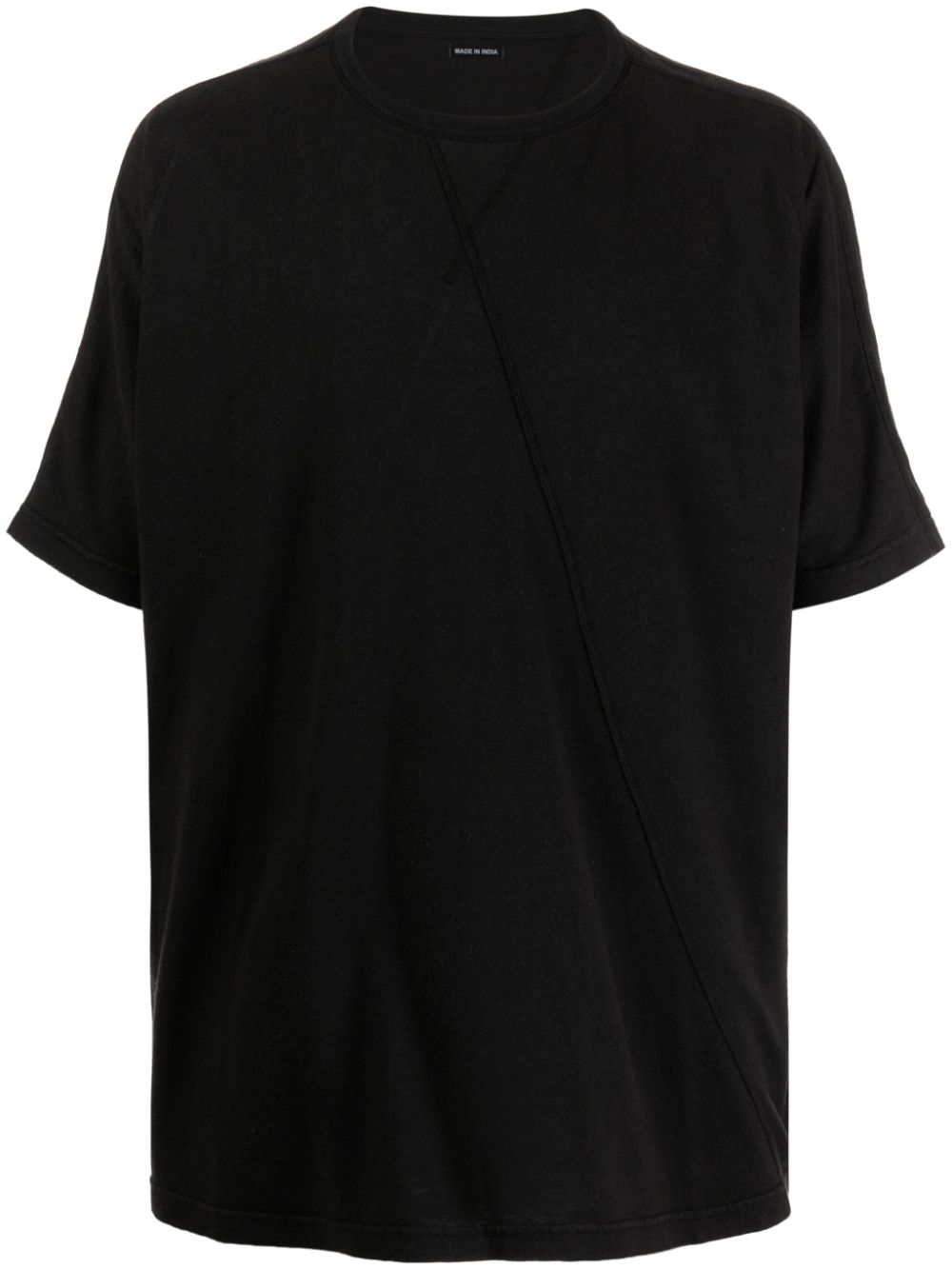 Maharishi crew-neck short-sleeve T-shirt Black Maison-Kitsune Men T-Shirts
