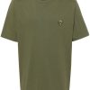 Maison Kitsuné Bold Fox Head T-shirt Green Maison-Kitsune Men T-Shirts