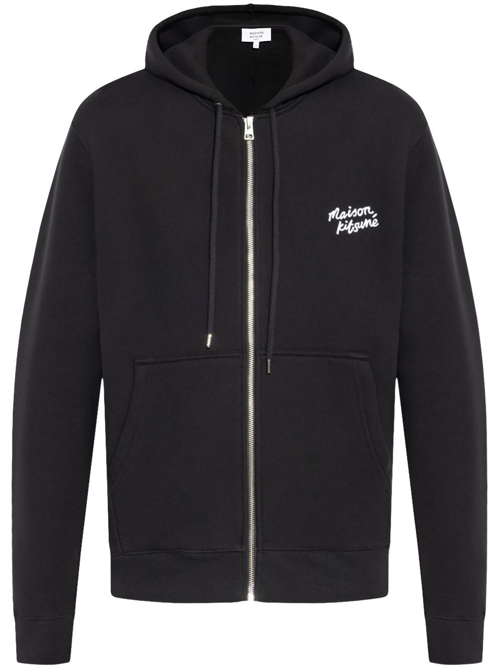 Maison Kitsuné Handwriting Hoodie Black Maison-Kitsune Men Hoodies