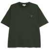 Men T-Shirts Maison-Kitsune Maison Kitsuné Bold Fox Head-patch T-shirt Green