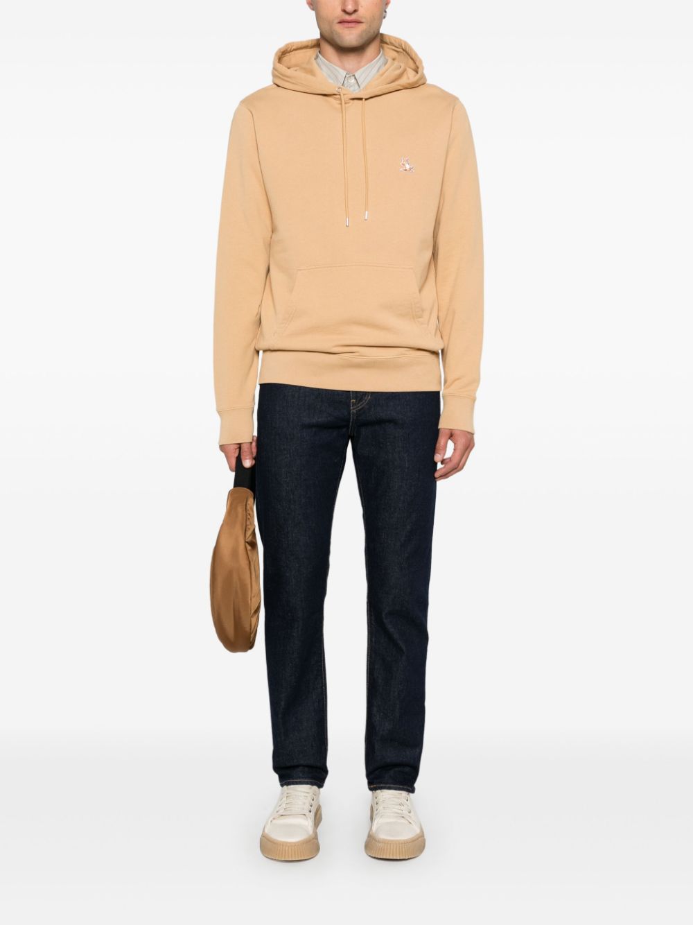 Maison-Kitsune Maison Kitsuné Chillax-patch Hoodie Neutrals Men Hoodies