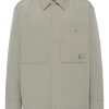 Maison-Kitsune Maison Kitsuné Fox Head Padded Shirt Green Men Shirts