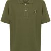 Maison-Kitsune Maison Kitsuné Bold Fox Head Polo Shirt Green Men Polo Shirts