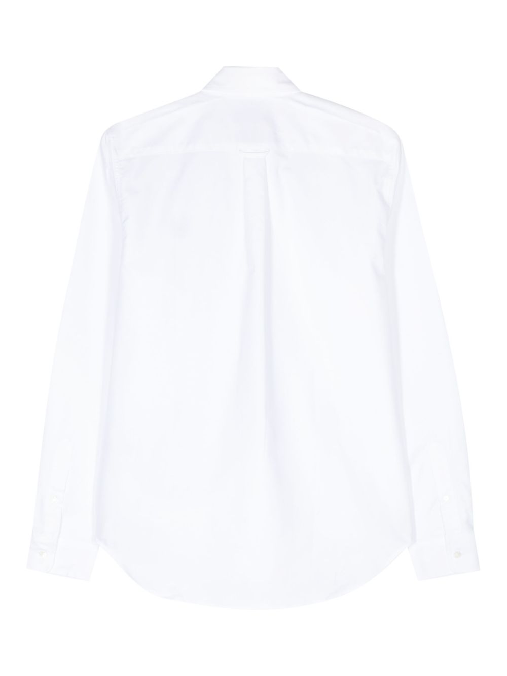 Maison Kitsuné Fox Head-embroidered Shirt White Maison-Kitsune Men Shirts