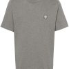 Maison Kitsuné Chillax Fox Cotton T-shirt Grey Men T-Shirts Maison-Kitsune