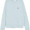 Maison-Kitsune Sweatshirts Men Maison Kitsuné Bold Fox Head Patch Comfort Sweatshirt Blue