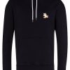 Maison Kitsuné Chillax Fox Drawstring Hoodie Black Men Hoodies Maison-Kitsune