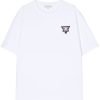 Maison-Kitsune T-Shirts Men Maison Kitsuné Surf Collage-print Cotton T-shirt White