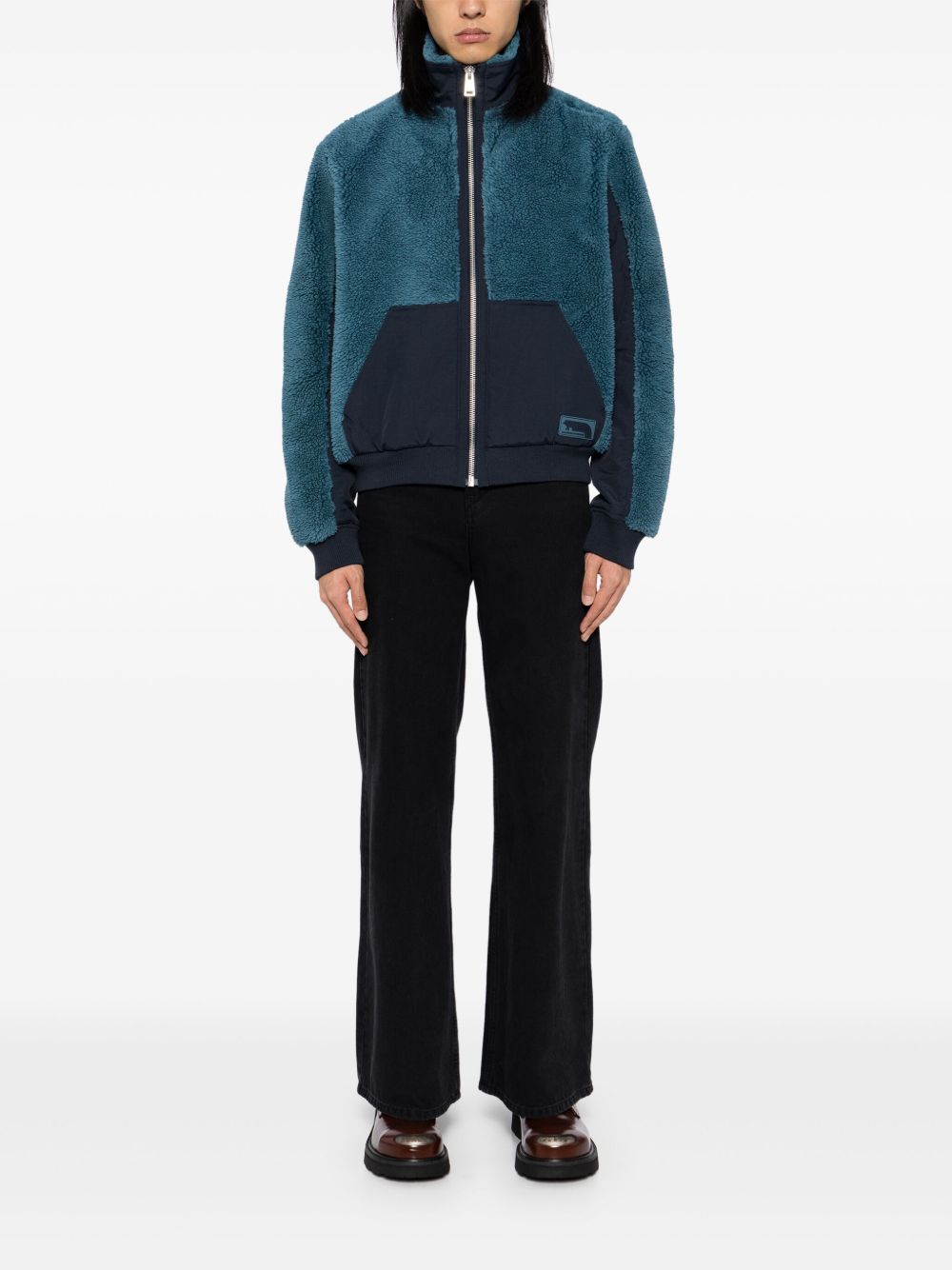 Maison-Kitsune Maison Kitsuné Padded Jacket Blue Men Down Jackets