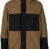 Maison Kitsuné Fox head-patch Hooded Jacket Green Men Sport Jackets & Windbreakers Maison-Kitsune