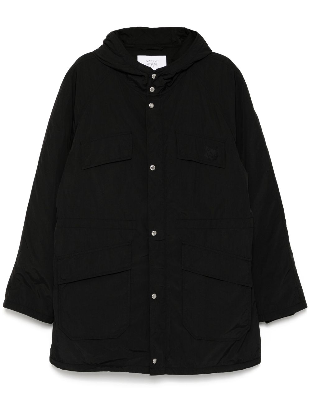 Maison-Kitsune Down Jackets Men Maison Kitsuné Hooded Parka Black