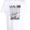 Maison Kitsuné Photograph Comfort Cotton T-shirt White Maison-Kitsune Men T-Shirts