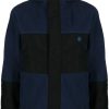 Men Sport Jackets & Windbreakers Maison-Kitsune Maison Kitsuné Fox head-patch Hooded Jacket Blue