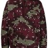 Maison Kitsuné Camouflage Pattern Hoodie Red Maison-Kitsune Men Hoodies