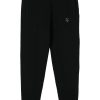 Men Sweatpants Maison-Kitsune Maison Kitsuné logo-embroidered Track Pants Black