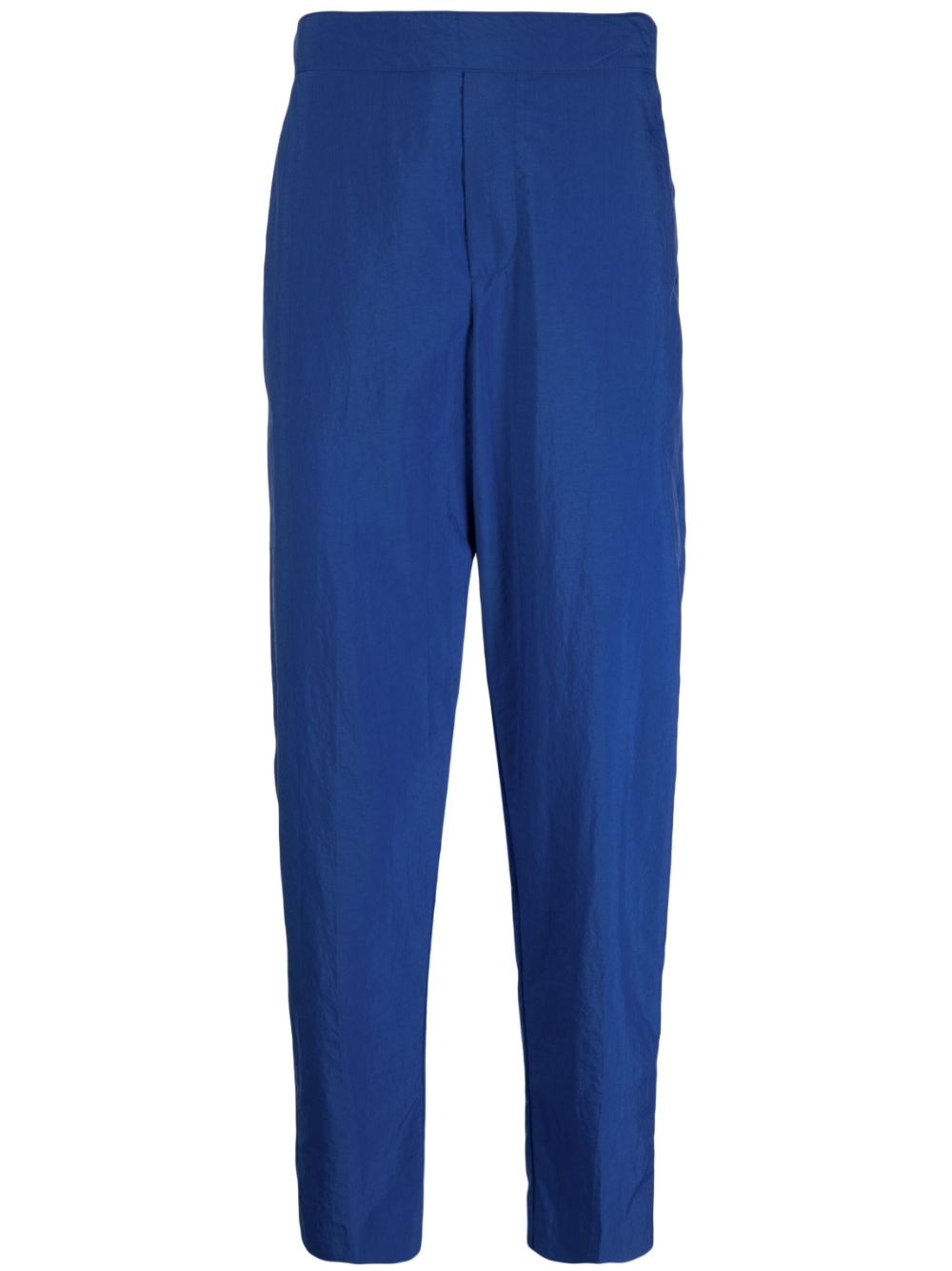 Maison Kitsuné straight-leg Cotton Trousers Blue Maison-Kitsune Men Regular-Fit & Straight Leg Pants