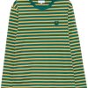 Maison-Kitsune Maison Kitsuné Fox Head long-sleeved t-shirt Green Men T-Shirts
