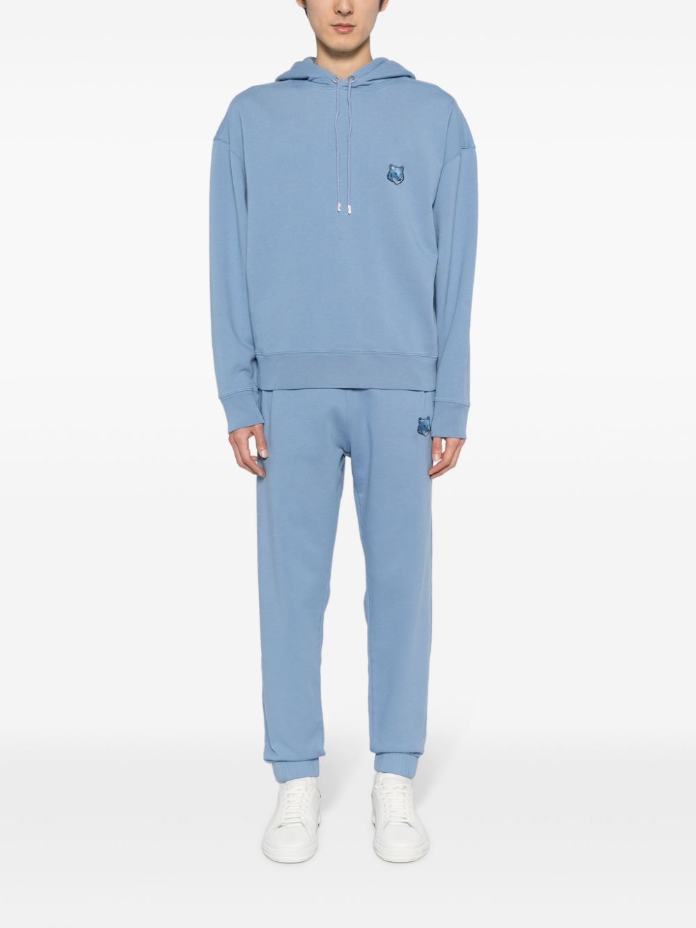 Men Sweatpants Maison-Kitsune Maison Kitsuné Bold Fox Track Pants Blue