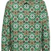 Men Shirts Maison-Kitsune Maison Kitsuné floral-print Shirt Green
