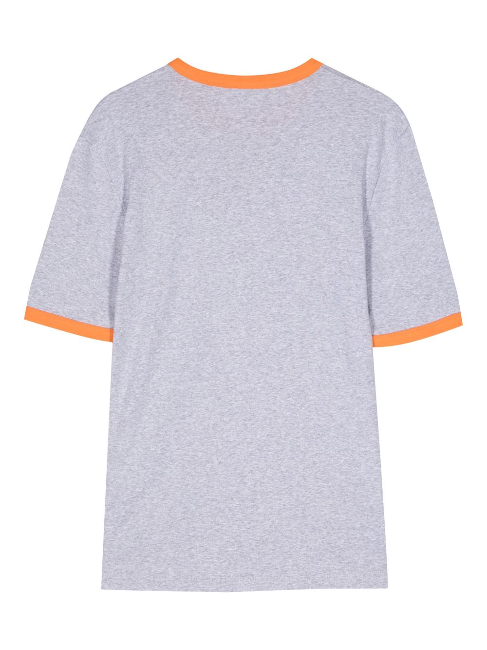 Maison Kitsuné Endless Summer Fox Cotton T-shirt Grey Men T-Shirts Maison-Kitsune