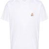Men T-Shirts Maison-Kitsune Maison Kitsuné Speedy Fox Cotton T-shirt White