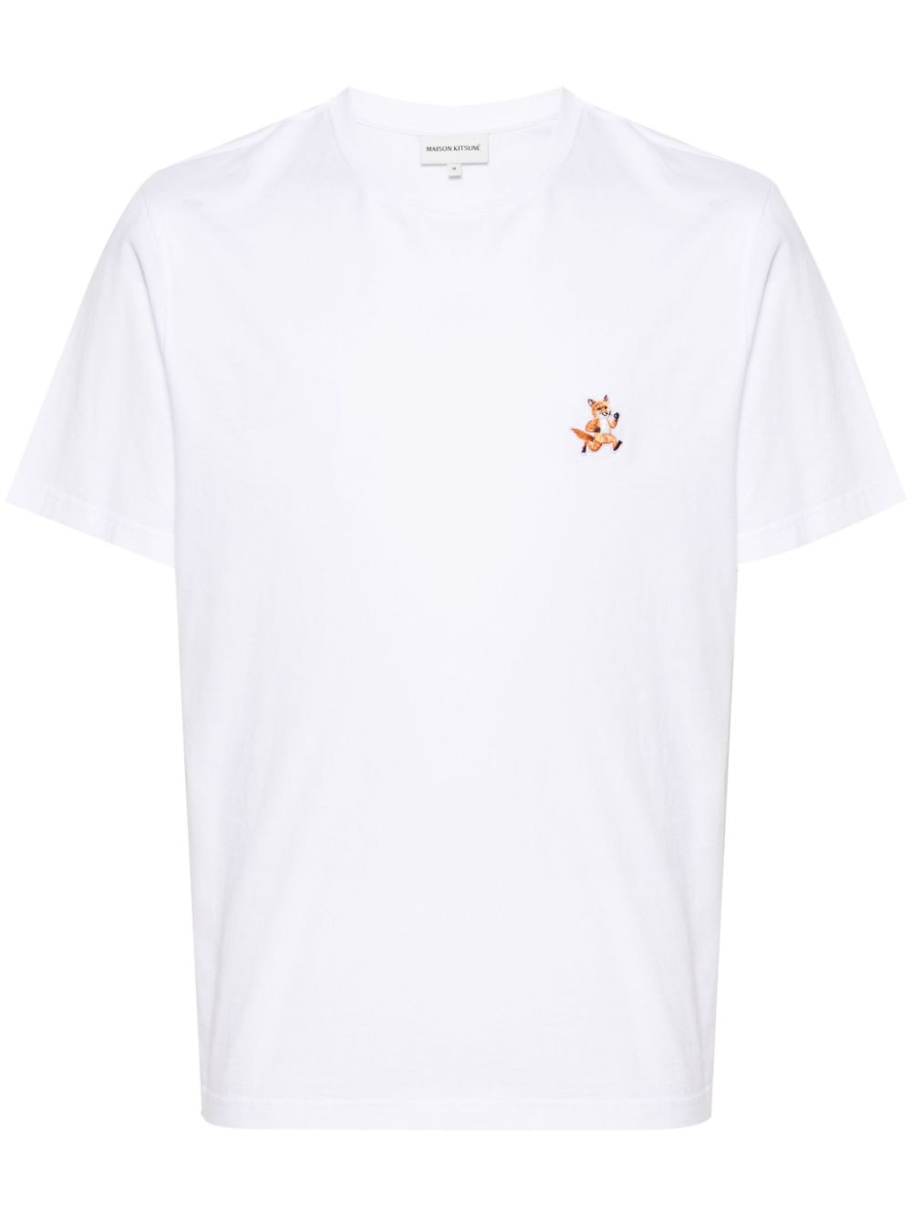 Men T-Shirts Maison-Kitsune Maison Kitsuné Speedy Fox Cotton T-shirt White