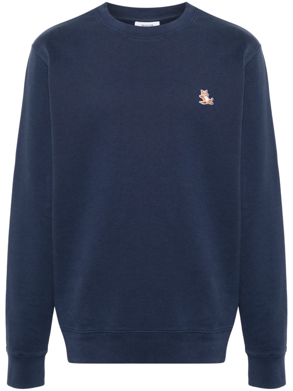 Maison-Kitsune Maison Kitsuné Chillax-patch Sweatshirt Blue Men Sweatshirts