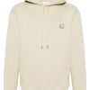 Men Hoodies Maison-Kitsune Maison Kitsuné fox-motif Hoodie Green