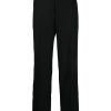 Maison-Kitsune Maison Kitsuné straight-leg Tailored Trousers Black Men Tailored Pants